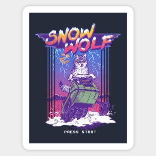 Snow Wolf Sticker